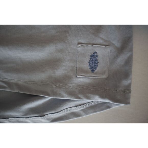 FP Movement OB1858614 Women Sz XS Blue Post Up Layer Oversized Cotton Sweatshirt - Picture 4 of 9